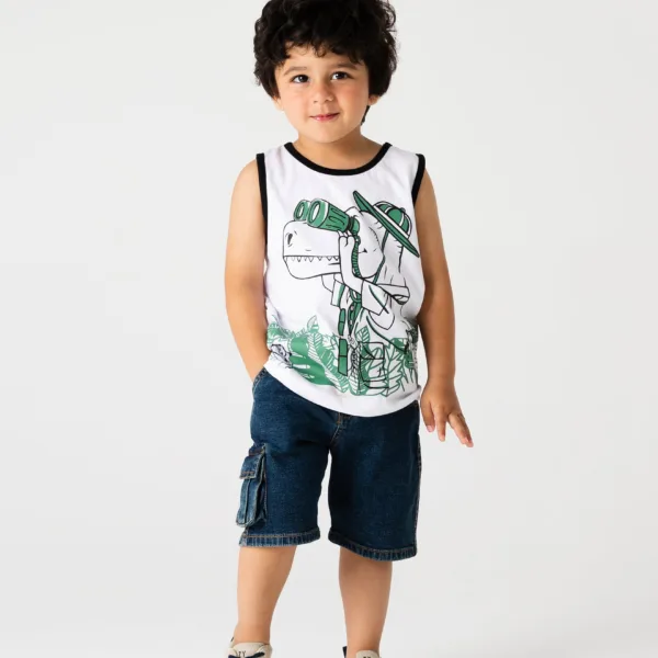 Boys Dino Discovery Tank Top
