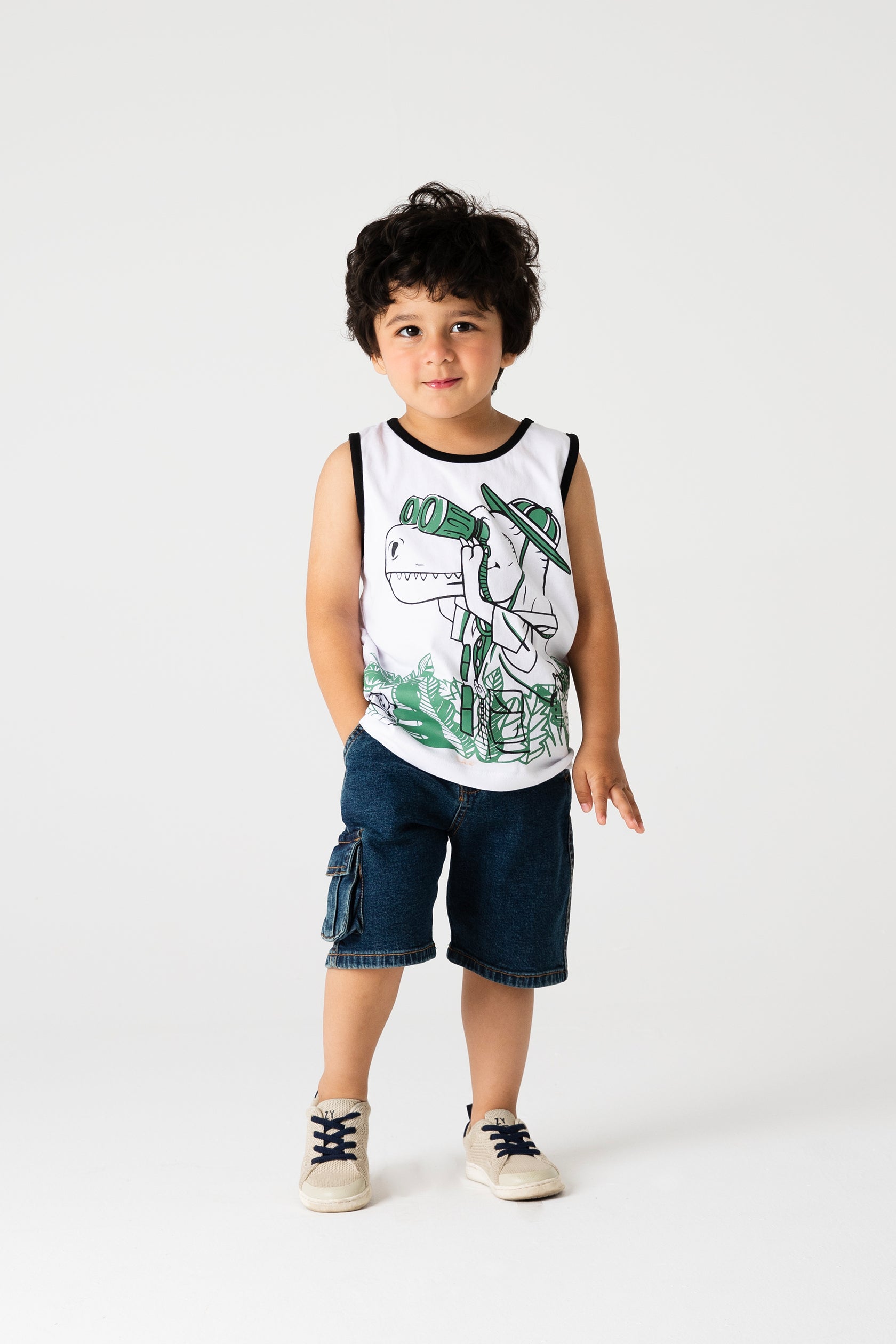 Boys Dino Discovery Tank Top