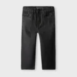 Boys Solid Black Denim Jeans