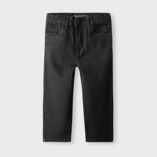 Boys Solid Black Denim Jeans
