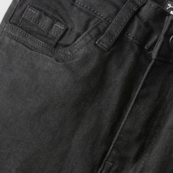 Boys Solid Black Denim Jeans