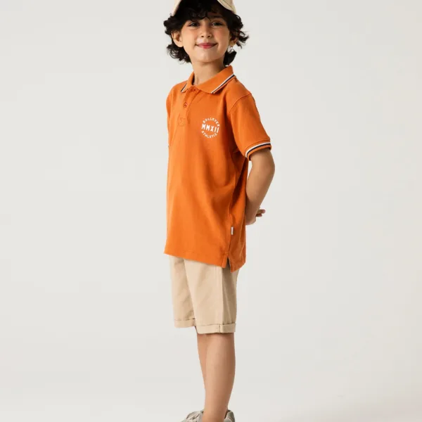 Boys MMXI Classic Rust Polo