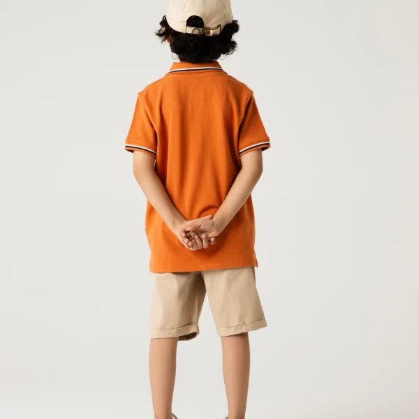 Boys MMXI Classic Rust Polo
