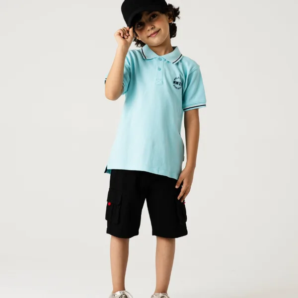 Boys MMXI Classic Mint Polo