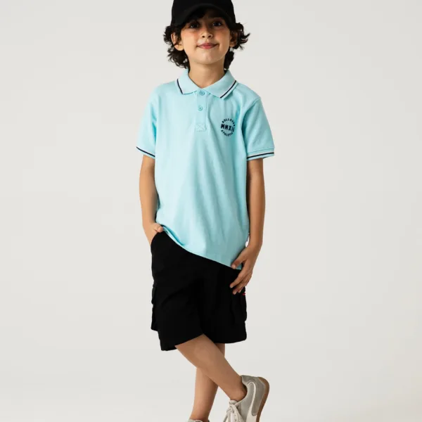 Boys MMXI Classic Mint Polo