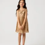 Golden Stardust Sequin Dress
