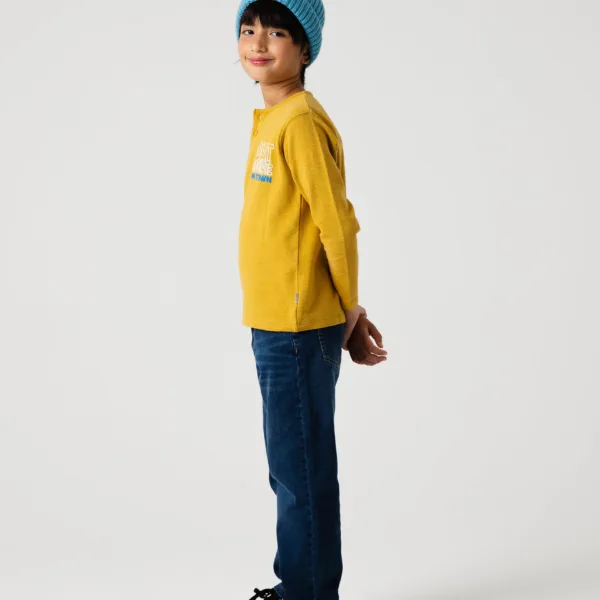 Boys Sand Trail Henley Tee