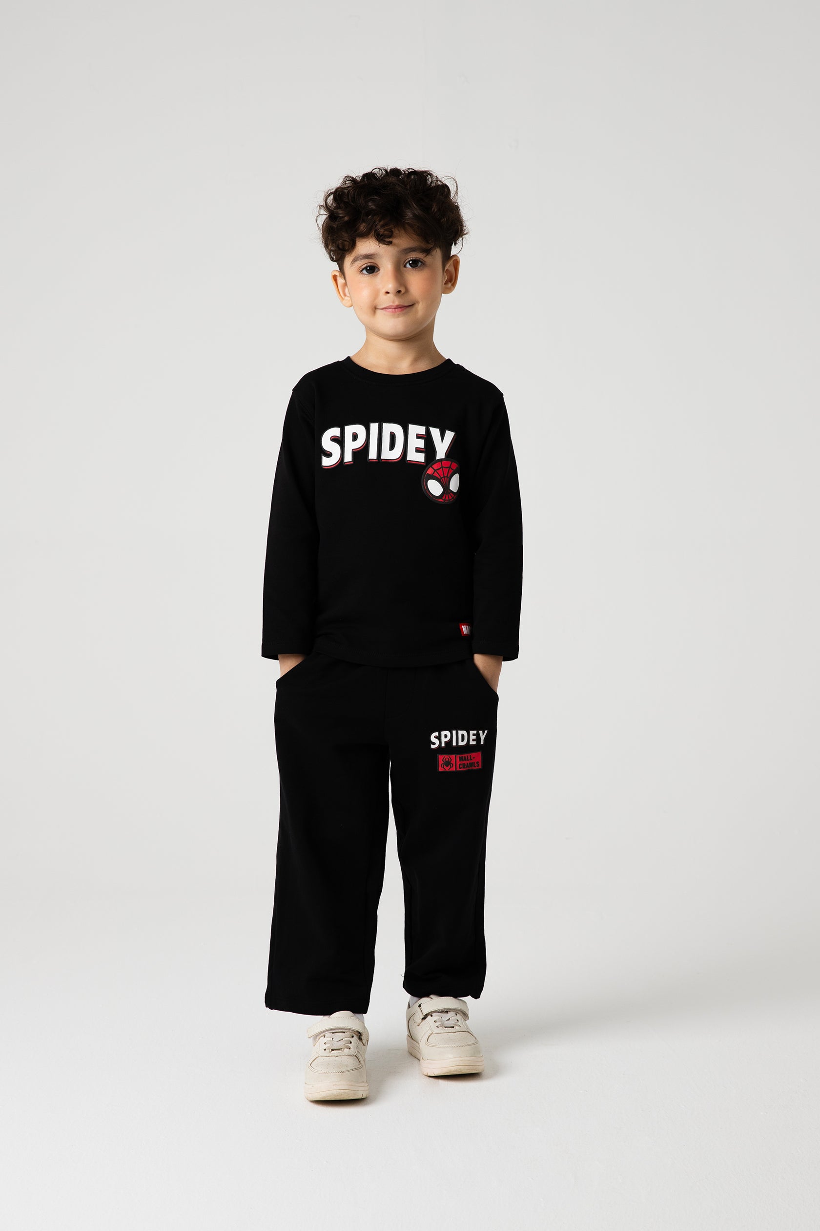 Boys Spidey Marvel Black Co-ord Set