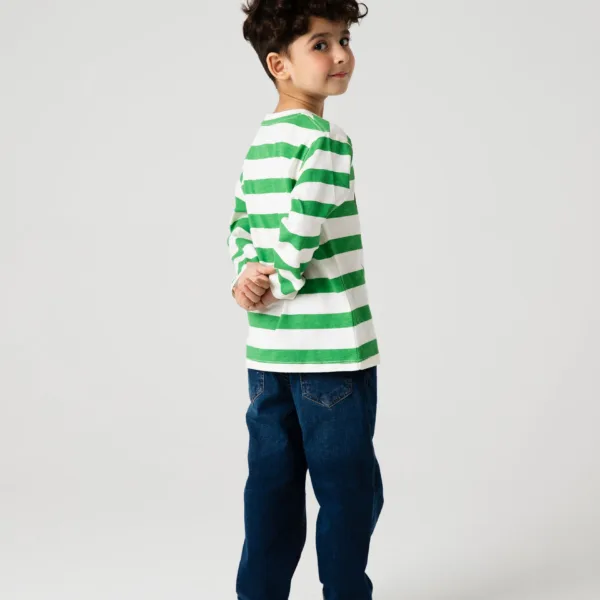 Boys Mickey Stripe Graphic Tee