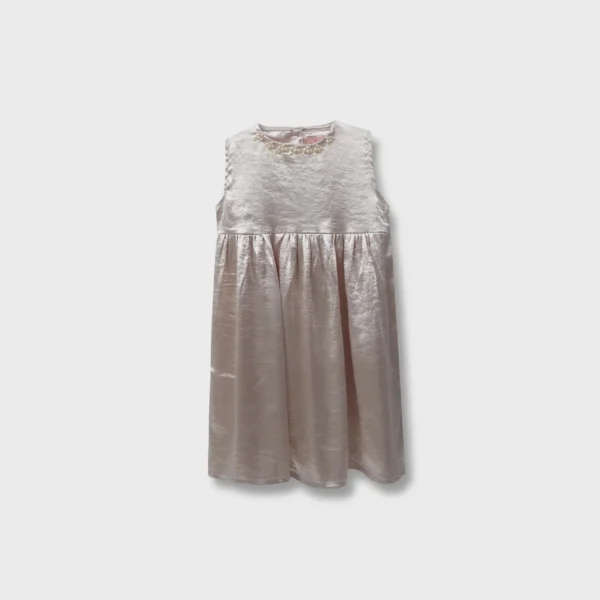 Sleeveless Silk Party Dress