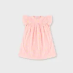 Rose Mist Layered Net Dress