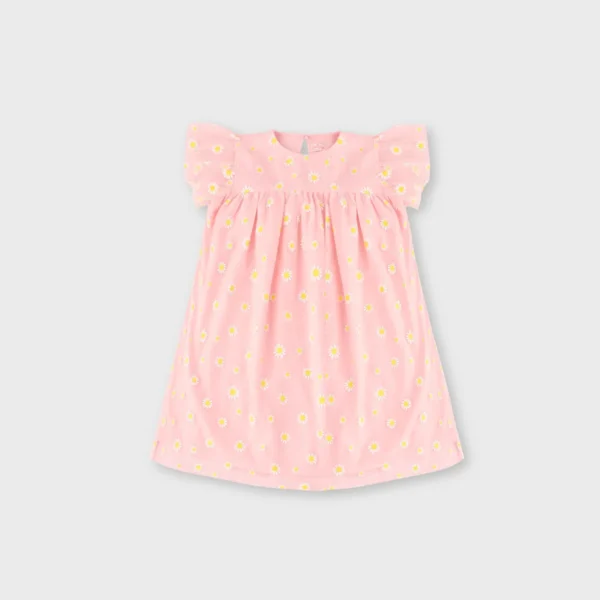 Rose Mist Layered Net Dress