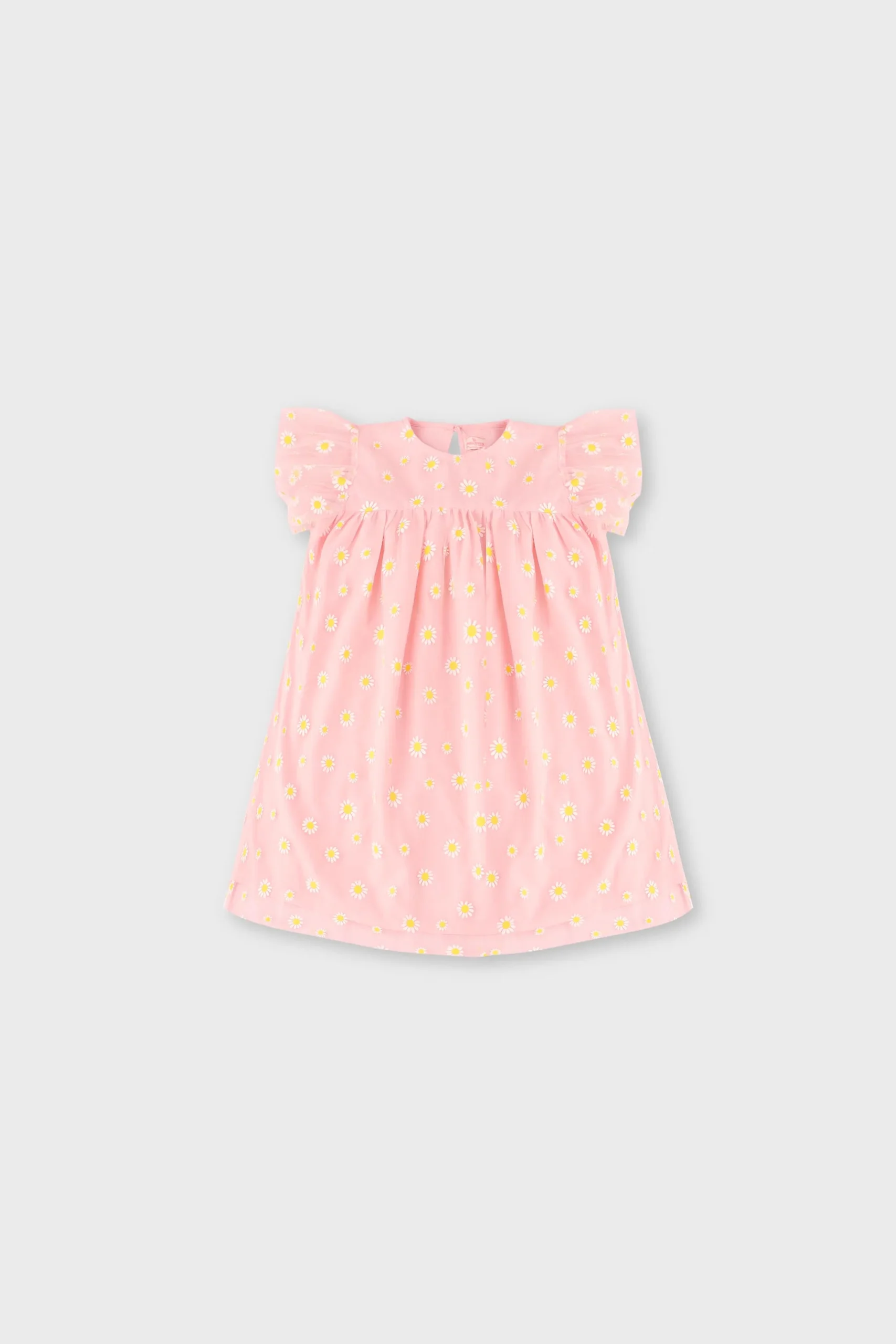 Rose Mist Layered Net Dress