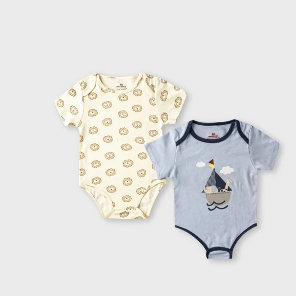 Boys Tiny Voyage Bodysuit Set - (Pack of 2)