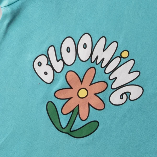 Girls Happy Blossom Bodysuit Set - (Pack of 2)