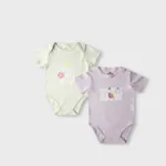 Girls Smile Blossom Bodysuit Set (Pack of 2)