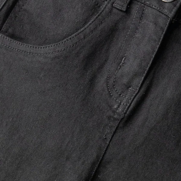 Girls Black Balloon Fit Denim Jeans