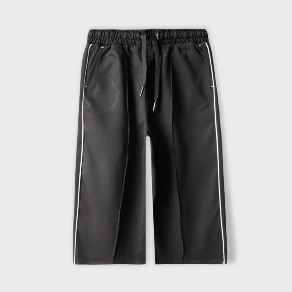 Girls Black Ease Terry Trouser