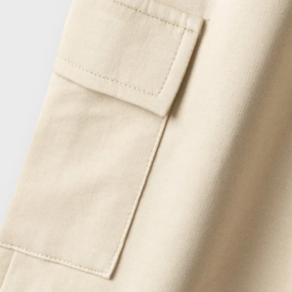 Girls Beige Cargo Comfort Trouser
