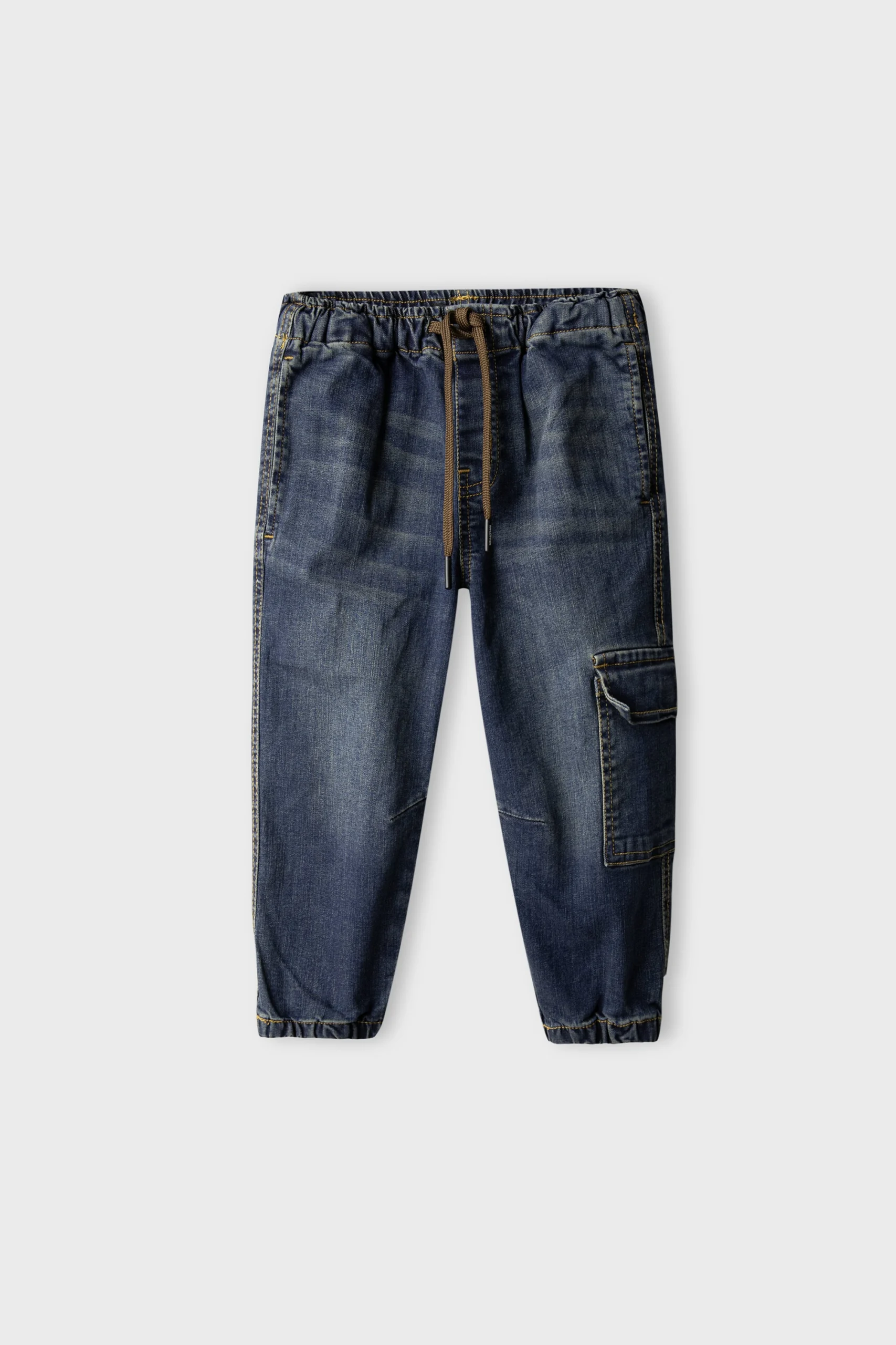 Boys Blue Cargo Jogger Jeans