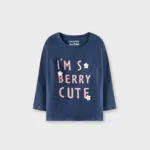 Berry Cute Blue Graphic Tee
