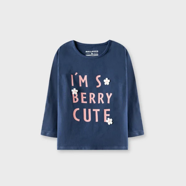 Berry Cute Blue Graphic Tee