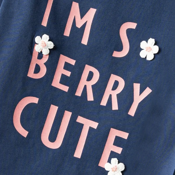 Berry Cute Blue Graphic Tee