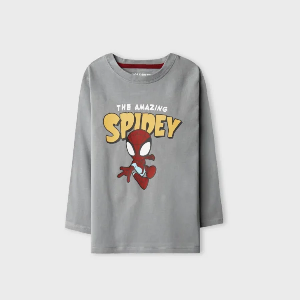 Boys Spidey Grey Hero Tee
