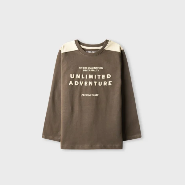 Boys Unlimited Adventure Chocolate Jersey Tee
