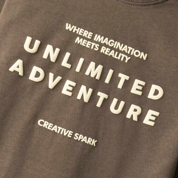 Boys Unlimited Adventure Chocolate Jersey Tee