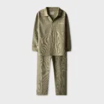 Boys Signature Olive Waffle Co-ord Set