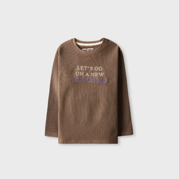 Boys Brownstone Explorer Waffle Tee