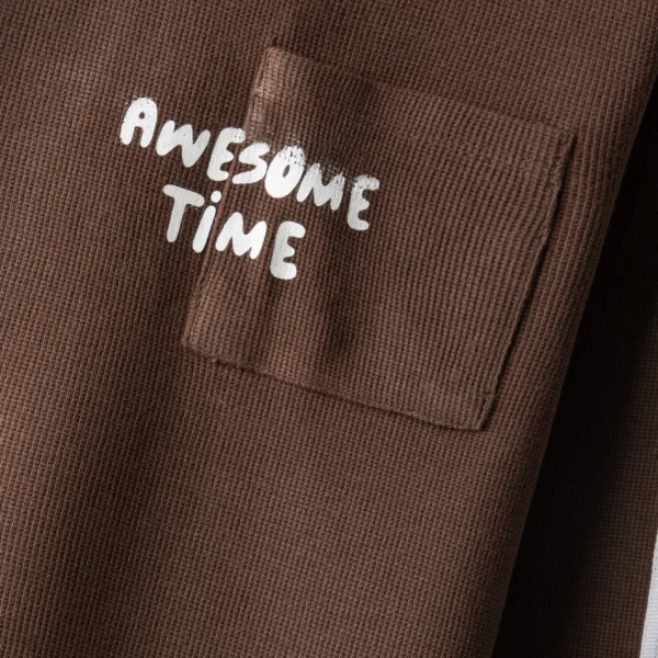 Boys Brownstone Sport Waffle Co-ord Set