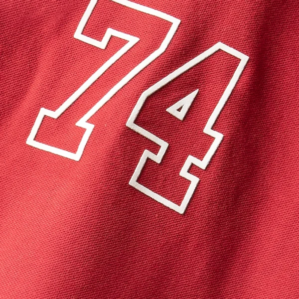Boys Bold Red Athletic Raglan Polo