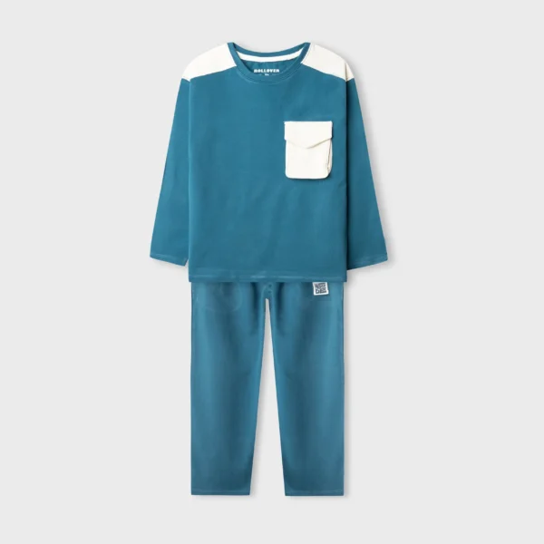 Boys Oatmeal Edge Moroccan Co-ord Set