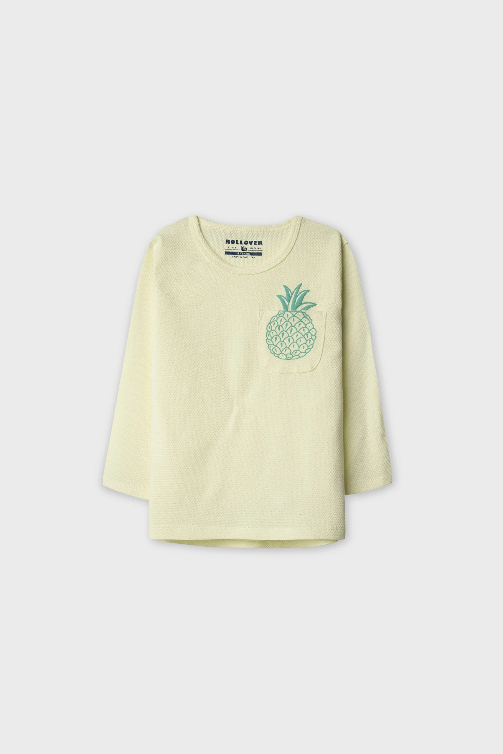 Girls Soft Sunny Pineapple Tee