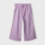 Girls Lilac Line Loose-Fit Trousers