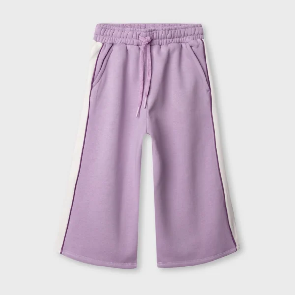 Girls Lilac Line Loose-Fit Trousers